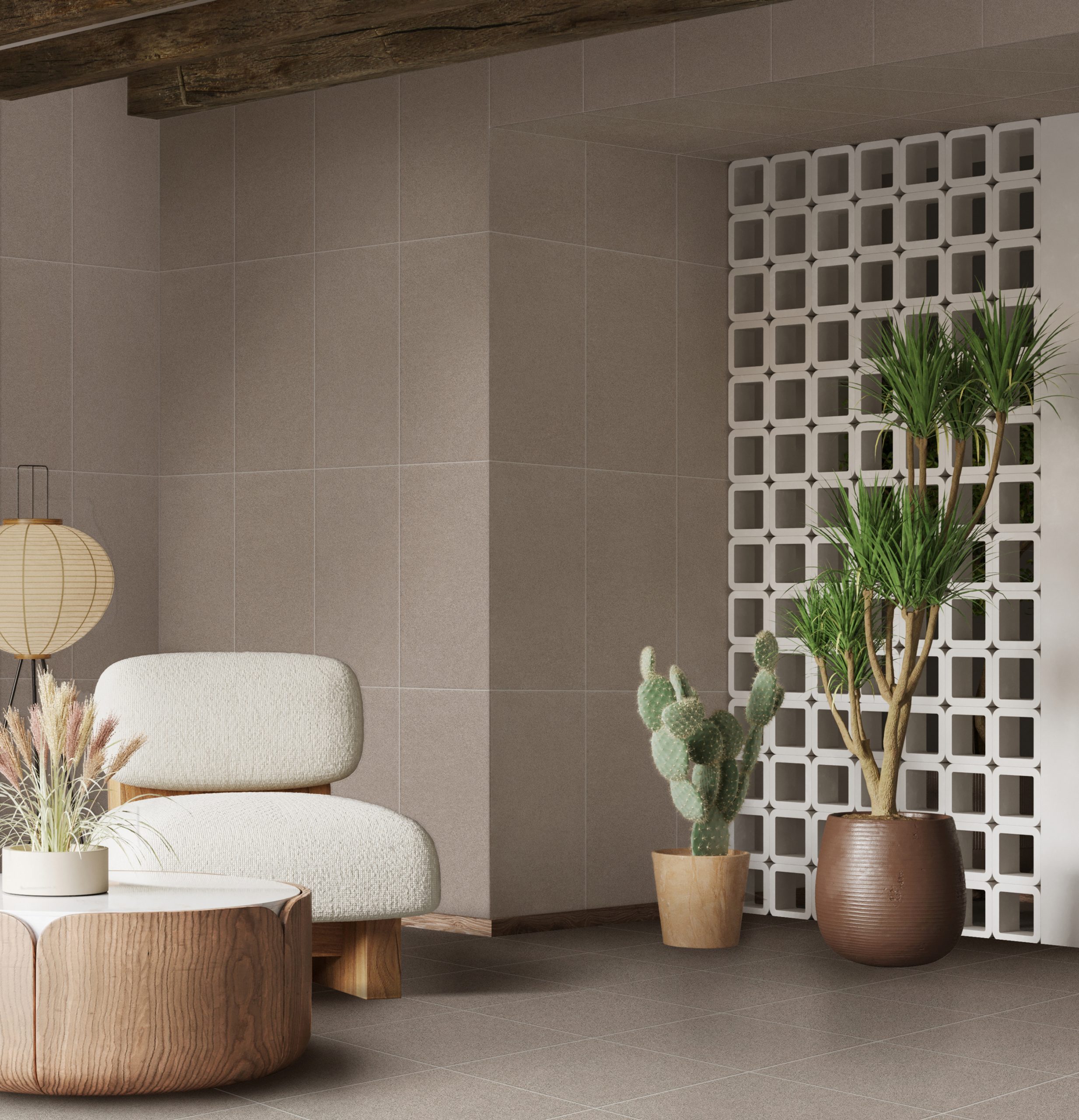 What kind of ceramic tiles are used for home decoration?